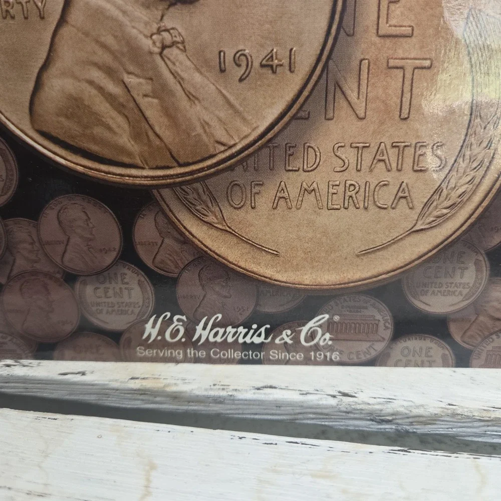 He Harris Lincoln Cents Penny Coin Folder 1941-1974